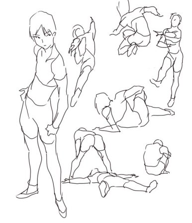 Тутор по рисованию человека