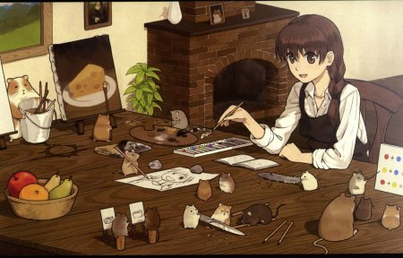 Арты за столом