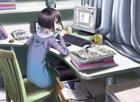 Аниме за компьютером