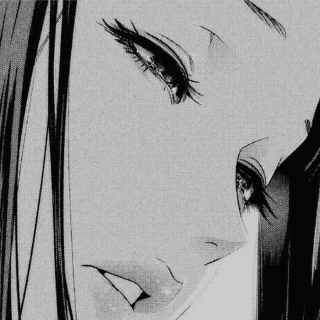 Аниме черное белое