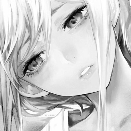 Аниме лицо девушки