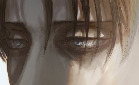 Леви Аккерман глаза