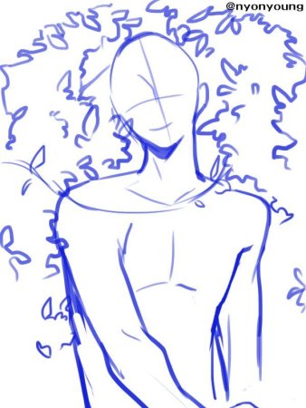 Позы для рисования парней