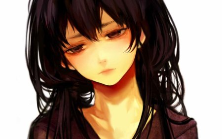 Девочка с черными волосами