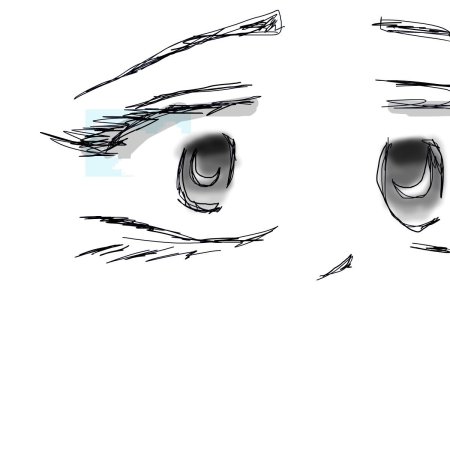 Грустные глаза аниме