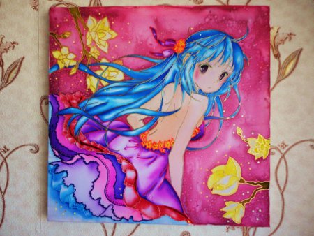 Роспись по ткани аниме