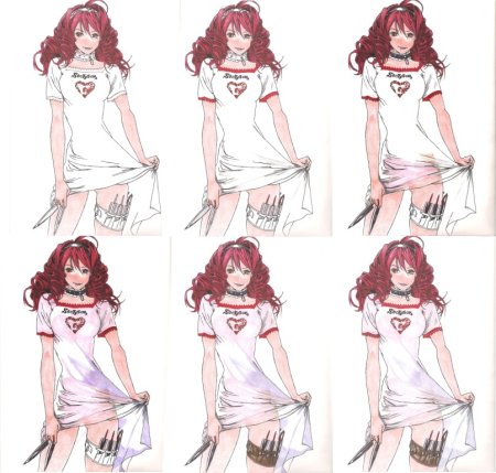 Туториал по рисованию платья