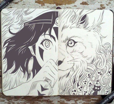 Скетчбук Хаяо Миядзаки