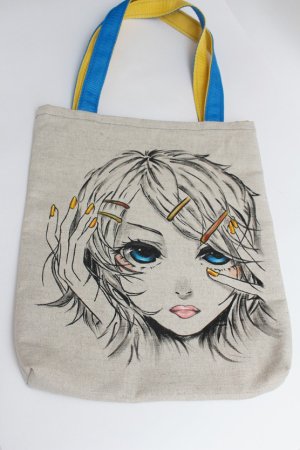 Тканевая сумка с аниме