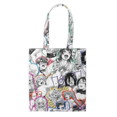 Сумка шоппер с аниме принтом
