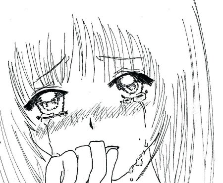 Аниме глаза со слезами