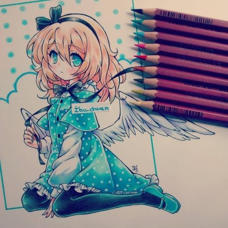 Аниме для рисования цветные