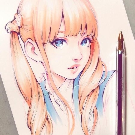 Аниме для рисования цветные