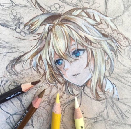 Красивый стиль рисования девушек