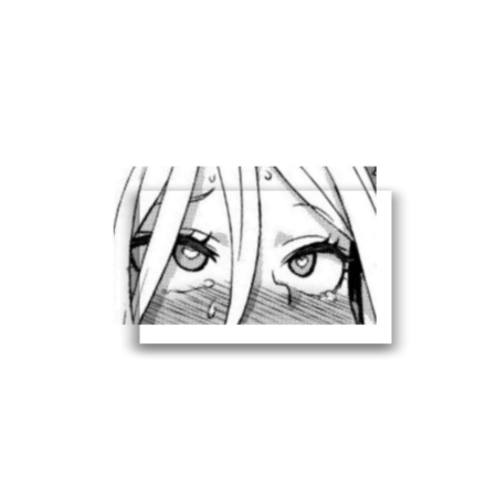 Аниме Стикеры чб