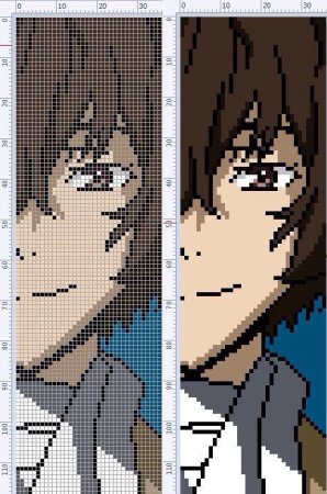 Вышивка аниме