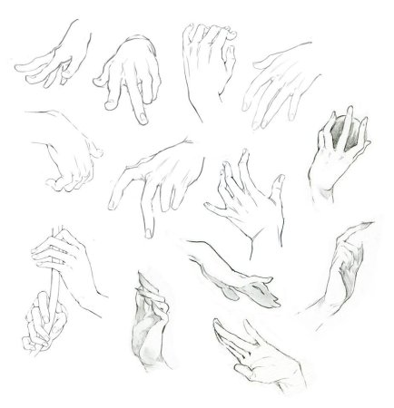 Рука сбоку референс