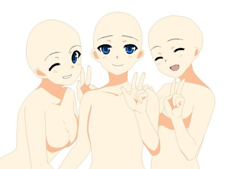 Манекен головы для рисования