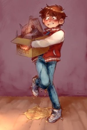 Аниме мальчик описался