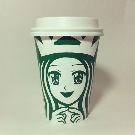 Кофе Starbucks anime Art