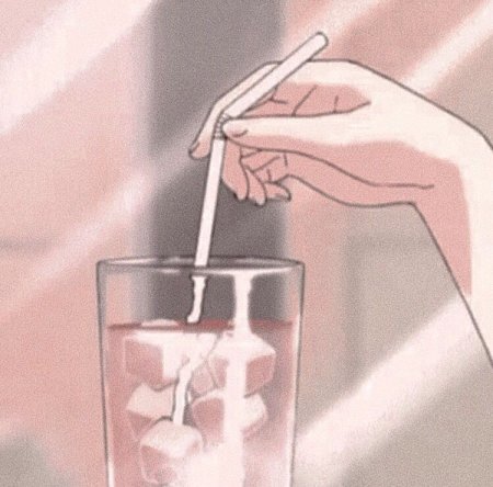 Стакан воды аниме
