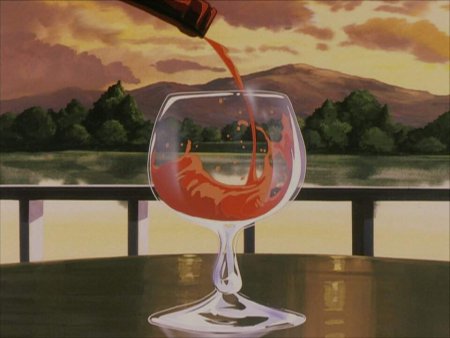 Человек в бокале арт