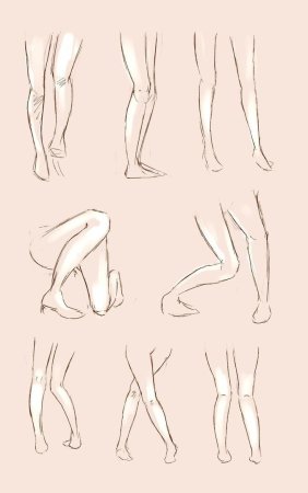 Ноги референс