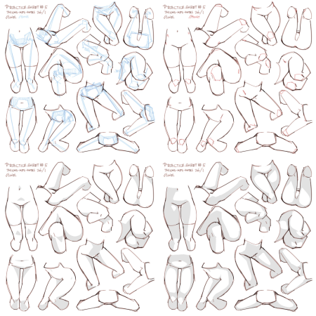 Анатомия разных стилей рисования