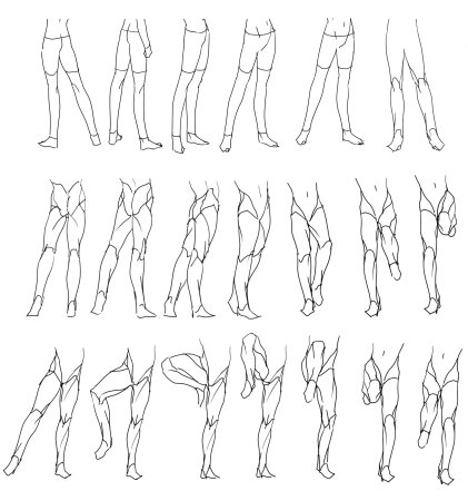 Позы для рисования стоящие