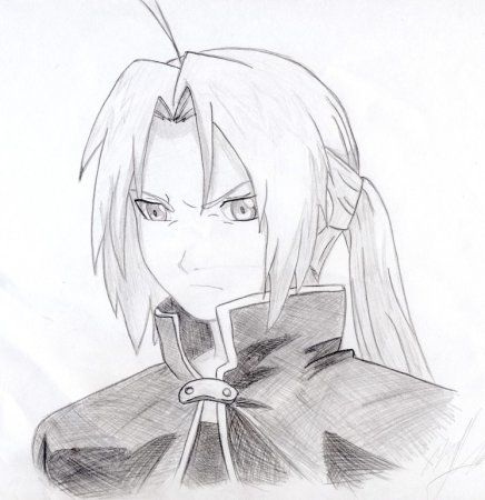 Аниме стальной алхимик для срисовки