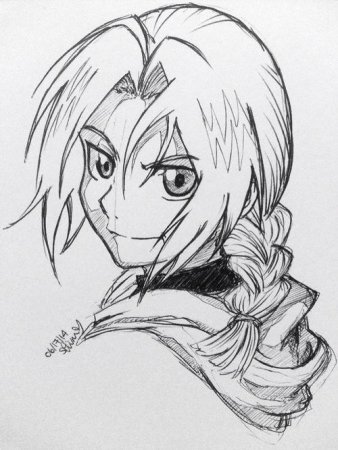 Зарисовки аниме стальной алхимик