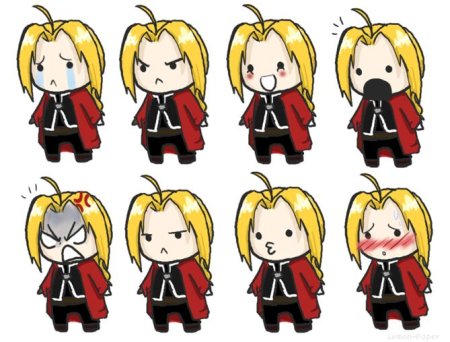 Чиби стальной алхимик Эдвард