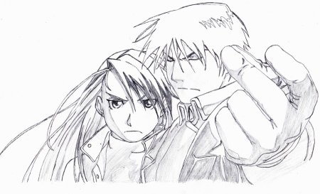 Стальной алхимик Манга Рой Мустанг