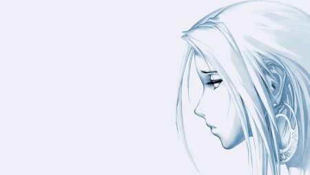 Аниме лицо сбоку