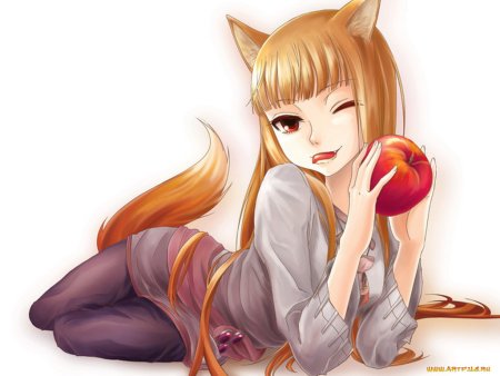 Аниме девушка лиса