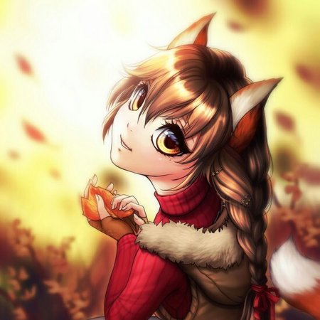 Милая девочка Лисичка