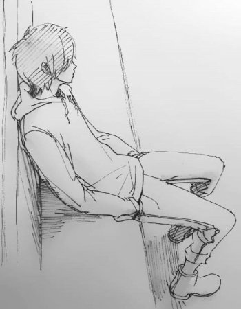 Депрессивные позы для рисования