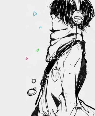 Одиночество арт чёрно белый