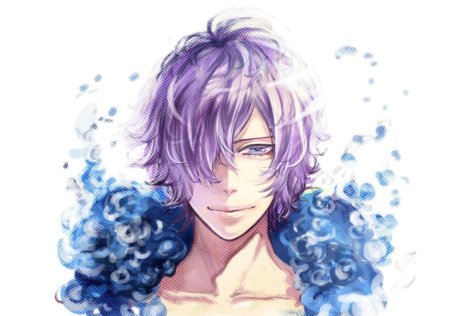 Кудрявый парень аниме