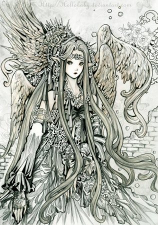 Графические рисунки аниме