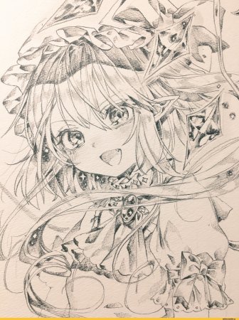 Аниме арты карандашом