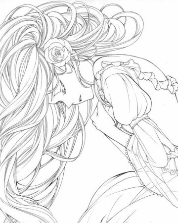 Сложные рисунки аниме