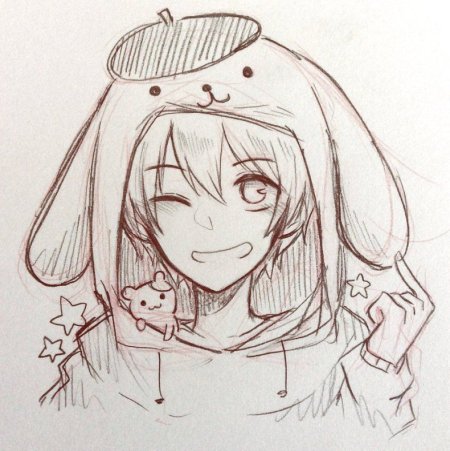Аниме рисунки карандашом