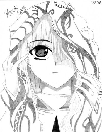 Графические рисунки аниме