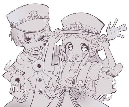 Раскраски туалетный мальчик Ханако Ясиро