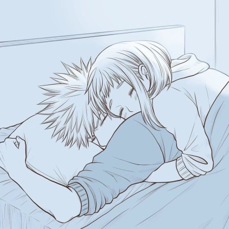 Аниме парочка спит