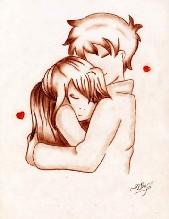 Рисунки пар для срисовки