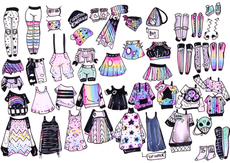 Одежда для срисовки