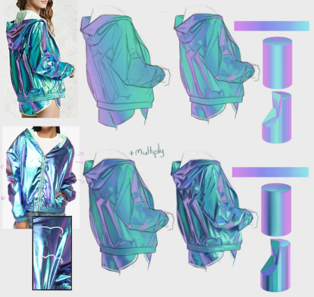 Покрас одежды туториал диджитал