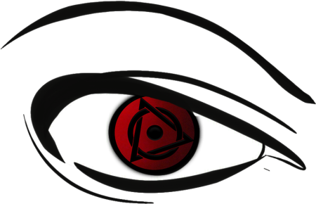 Шаринган рисунок